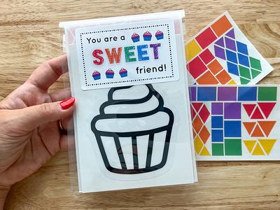 Sweet Valentines Day Cards, Cupcake Craft Kits For Kids, Gifts