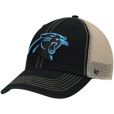 Carolina Panthers '47 Oil Cloth Trucker Clean Up Adjustable Hat -  Brown/Natural