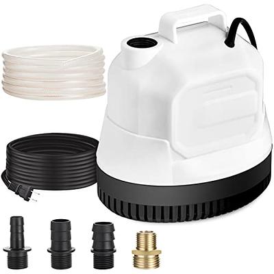 VEVORbrand Deep Well Pump 1 HP Submersible Well Pump 33GPM Deep Well Pump  207ft Head with 9.8ft Cable Water Well Pumps Submersible Stainless Steel  for