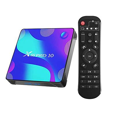 EASYTONE Android TV Box 10.0, Android Box TV 4GB RAM 64GB ROM H616  Quad-Core CPU Smart TV Box Android Supports 2.4/5G WiFi Ethernet BT4.0 4K  6K TV Box