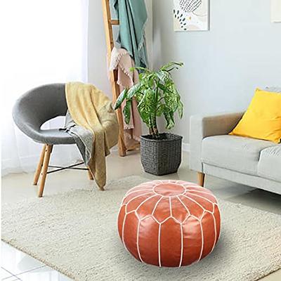 I got a comfy new desk chair and foot stool, a pouf ottoman for