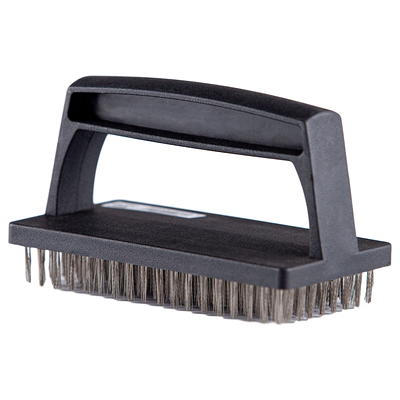 Libman Floor Scrub Brush with Steel Handle and Scraper, 1.3 inch Recycled  Fiber Bristles, 1271 