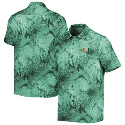Detroit Tigers Tommy Bahama Big & Tall Fuego Floral Button-Up Shirt - Navy
