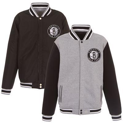 San Francisco 49ers JH Design Reversible Fleece Full-Snap Jacket - Gray /Black