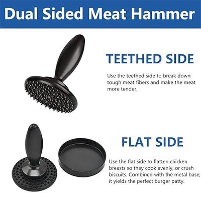 Dual Sided Meat Tenderizer Burger Press Patty Maker Tool