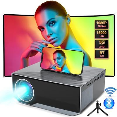  Magic Projector HD, Spotlight HD Projector, Auto Keystone  Correction Portamaxx Projector, HY300 Projector with 5G WiFi, 130 Inch  Screen Portable Mini Projector for Home and Outdoor (White) : Electronics