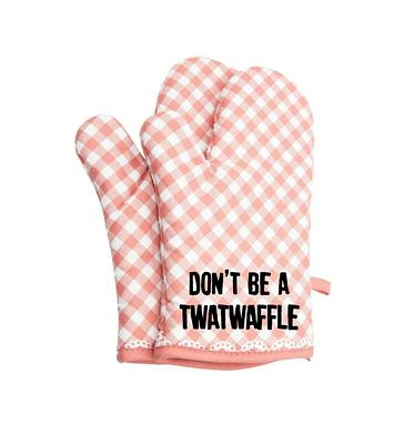 Funny Oven Mitts and Pot Holders Sets of 4 Silicone Non-Slip Quilting Oven  Mitts Funny Heat Resistant Cute Oven Mitts with Oven Gloves and Hot Pads