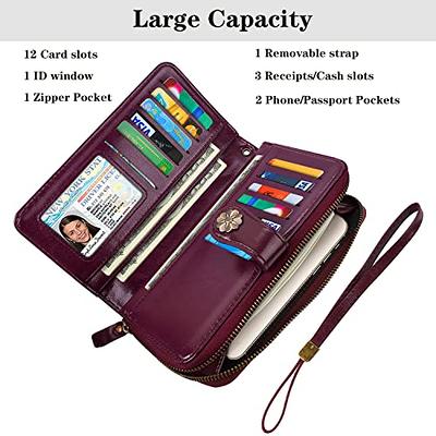 SURESKIN Women Casual, Evening/Party, Trendy Beige, Purple Genuine Leather  Wallet Ivory-Violet - Price in India | Flipkart.com