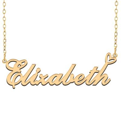 Solid Gold Double Nameplate Necklace w/ Love Birds Hannah