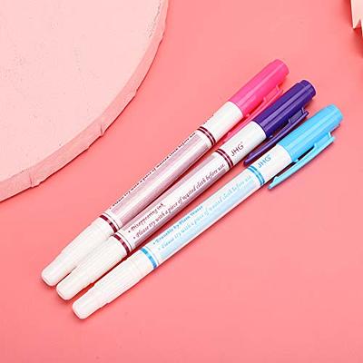 3Pcs/Set Water Erasable Vanishing Fabric Marker Cloth Ink Pen For Sewing  Craft