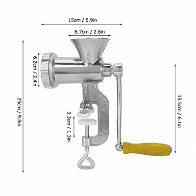 Manual Meat Grinder Household Sausage Maker, Solid Aluminum Alloy