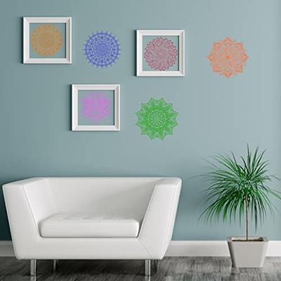 DIY Craft Mandala Stencils For Painting On Wood Fabric Wall Art And  Scrapbooking