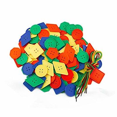 DLOnline 120 PCS Button Puzzle Toy,Big Button Threading Toy,Button Lacing  Toy,Button Toys,Big Bag of Buttons,Buttons Assorted,Bright Buttons,Plastic  Buttons Toy Plastic Lacing,Assorted Buttons - Yahoo Shopping