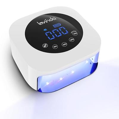 UV LED Nail Lamp for Double Hands, NAXBEY 180W UV Light Nails Gel Nail Dryer  with