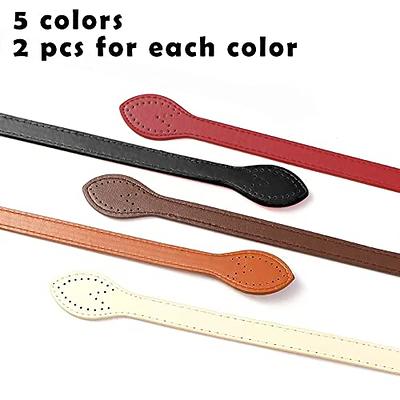 2Pcs PU Leather Tote Bag Strap Replacement for Handbag Detachable