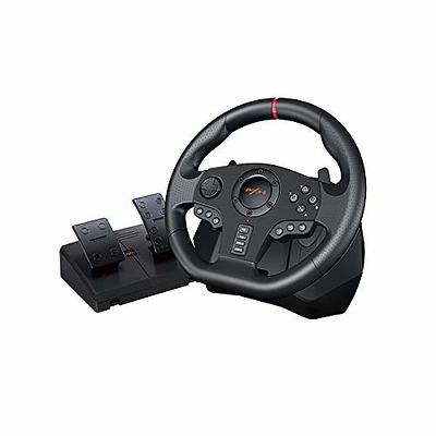 Roda de corrida para PC, PXN V3II 180 graus universal USB carro Sim volante  de corrida com pedais para PS3, PS4, Xbox One, Xbox Series X/S, Nintendo  Switch (laranja)