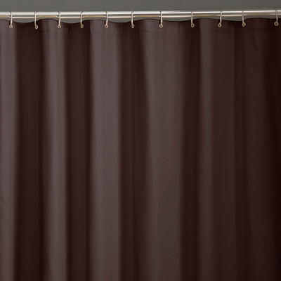 Zenna Home Mesh Pockets PEVA Shower Curtain/Liner, Grey