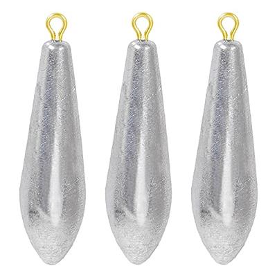 Atibin Drop Shot Fishing Weight Sinker Teardrop Saltwater Fishing Weights  Lead Casting Egg Fishing Sinker Bass Streamlined Removable 8pcs 2.1oz -  Yahoo Shopping