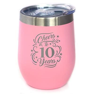 Birthday Girl Personalized Glass Can with Name, 16 oz Glass Tumbler with Bamboo Lid and Straw from BluChi