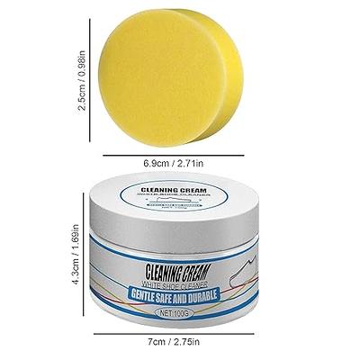 White Shoe Cleaning Cream Multifunctional White Shoe Polish For Sneakers  Brightening Shoes Whitenings Cleansing Gel Stain