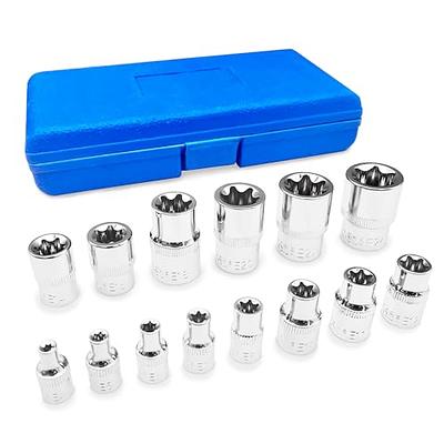 ValueMax 14-Piece Female E-Torx Star Socket Set, 1/4