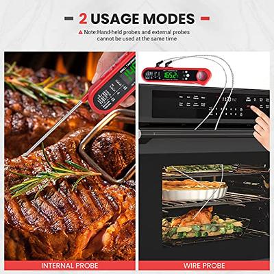 BBQ Dragon Digital Meat Thermometer with Probe - Instant Read Food  Thermometer for Cooking, Baking, Liquids, Candy - Waterproof Digital  Thermometer