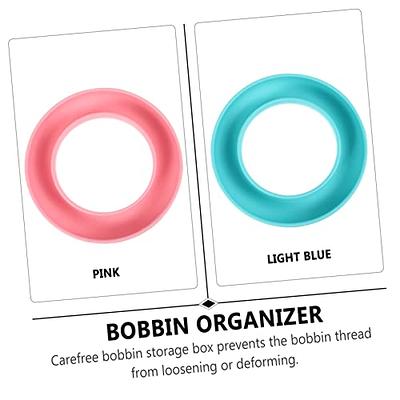 Sewing Bobbin Saver in Pink for Metal or Plastic Sewing Bobbins