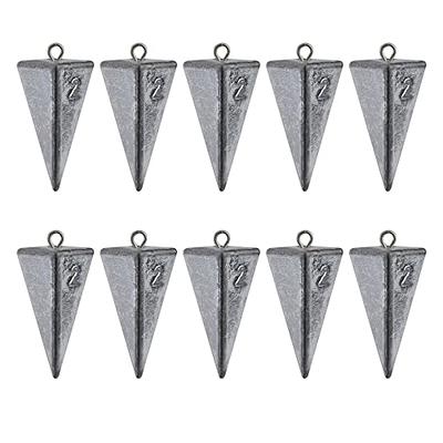 10pcs Pyramid Sinkers Fishing Weights Kit Bullet Fishing Weights Sinkers  For Ocean Saltwater Surf Fishing Gear Tackle 55g 80g 140g - Sports &  Outdoors - Temu United Kingdom