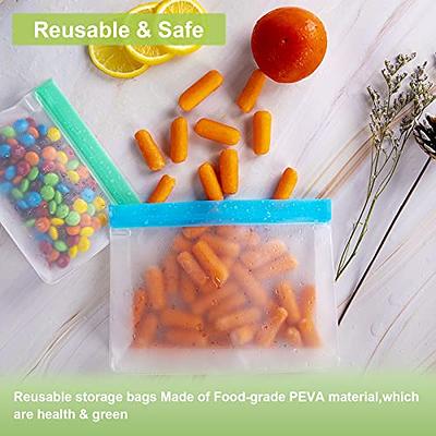 Silicone Food Storage Bag Reusable Stand Up Zip Shut Bag Leakproof  Containers Fresh Bag Food Storage Bag Fresh Wrap Ziplock Bag - AliExpress
