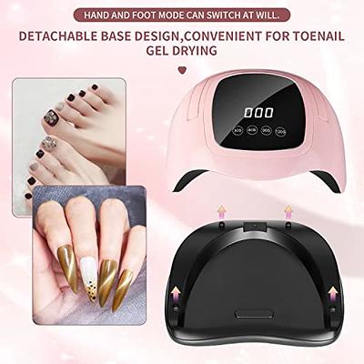 ANGNYA Mini UV LED Nail Lamp,Mini UV Light for Gel Nails Nail