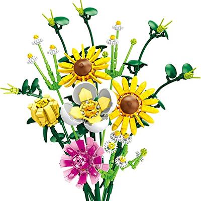  QLT Mini Bricks Flower Bouquet Building Sets