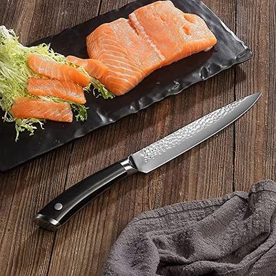KEEMAKE Chef Knife 8 Inch High Carbon Stainless Steel Japanese Kitchen  Knives Razor Sharp Sushi Sashimi Slicing Cooking Cutter