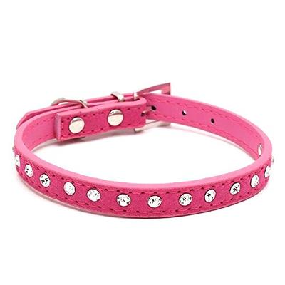 EXPAWLORER Dog Collar Rhinestone Necklace - Cute Sparkling Pet