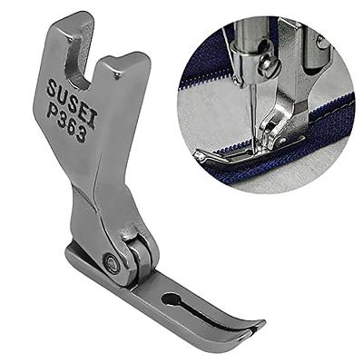 4Pcs Zipper Presser Foot Set Invisible Zipper Foot for Domestic Low Shank  Snap-On Sewing Machine Narrow Zipper Foot Accessories