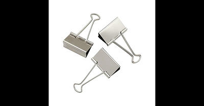 Officemate Mini Binder Clips, Assorted Colors, 60 Clips per Tub (31024)