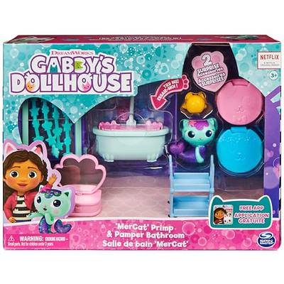 Gabby's Dollhouse, Primp and Pamper Bathroom with Mercat Figure, 3  Accessories, 3 Furniture and 2 Deliveries, Kids Toys for Ages 3 and Up -  Yahoo Shopping