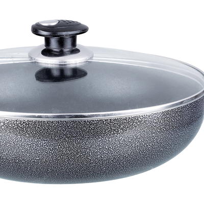 Brentwood Aluminum Non-Stick Frying Pan, 9, Gray