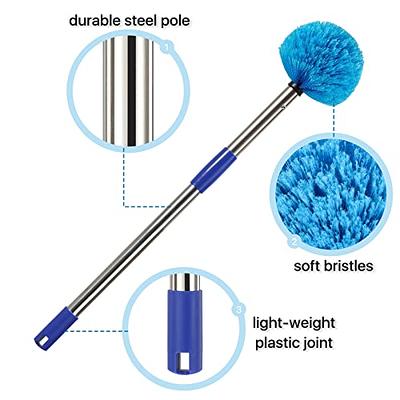 Microfiber Duster Washable House Cleaning Brush Adjustable Dust Cleaner  Extend