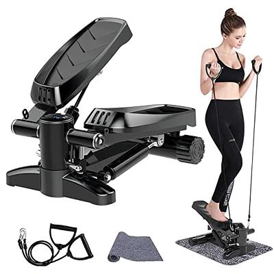 Tohoyard Steppers for Exercise, Mini Stepper with LCD Monitor, Quiet  Fitness Stepper with Resistance Bands, Gym Stair Stepper for Home Workout,  Legs Arm Full Body Training, Black#2148 - Yahoo Shopping