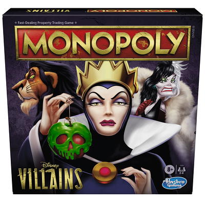 Monopoly: Disney Villains Edition Board Game for Ages 8 and Up, 2-6 Players  - Yahoo Shopping