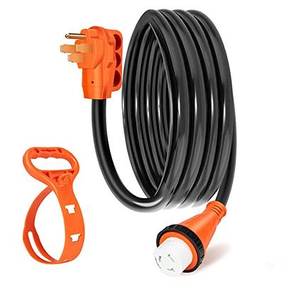 WELLUCK 50 Amp 15FT RV Power Extension Cord with Cord Organizer