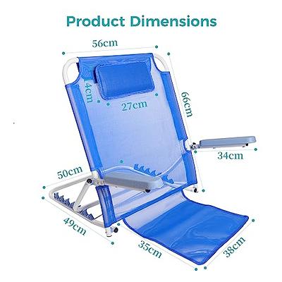 Bed Backrest Reading Bed Rest Pillows, Portable Folding Adjustable Sit-Up  Back Rest, Lifting Bed Backrest with Head Pillow Breathable Fabric Free