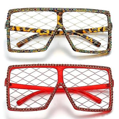  STORYCOAST Oversized Square Sunglasses Womens Retro Shades  Luxury Big Sun Glasses UV400 Protection : Clothing, Shoes & Jewelry