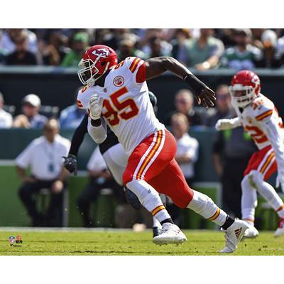 Chris Jones Kansas City Chiefs Unsigned Running Photograph - Yahoo Shopping