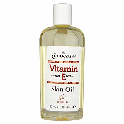 Sky Organics Vitamin E Oil for Soothing Dry, Compromised Skin, 4 fl oz