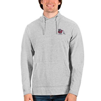 Men's Champion Cardinal Stanford Cardinal Stack Logo Lacrosse Powerblend  Pullover Hoodie