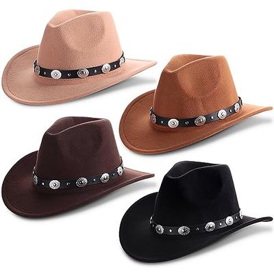 Baby Cowboy Hat - Cowboy Hat Toddler ââ‚¬â€œ Studded Cowboy Hat - Brown  Felt Cowboy Hat - Cowboy Accessories by Funny Party Hats : :  Clothing & Accessories