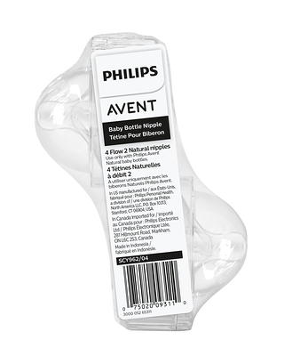 Philips Avent Natural Response Nipple Flow 3 1M+ 2 Ct