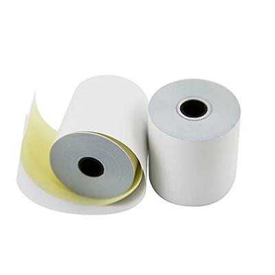 3 x 90' 2-Ply Carbonless Receipt Paper (50 count), Clover Station Printer  Paper