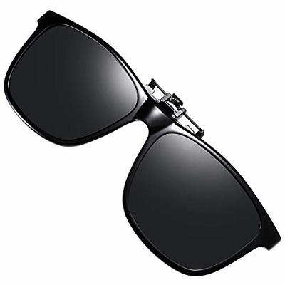 FF FRAZALA Polarized Flip-up Clip-on Sunglasses Anti-Glare UV